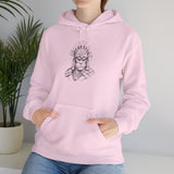 Inca Warrior Hand Drawn Tribal Portrait Unisex Hoodie