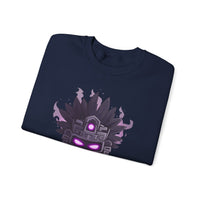 Aztec Shadow Warrior God with Glowing Eyes Unisex Sweatshirt