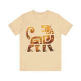 Aztec Jaguar Warrior Glyph Symbol Unisex T-Shirt