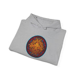 Neon Aztec Calendar Unisex Hoodie