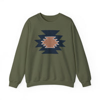 Minimal Southwest Tribal Rug Pattern Illustration Unisex Sweatshirt