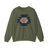 Minimal Southwest Tribal Rug Pattern Illustration Unisex Sweatshirt