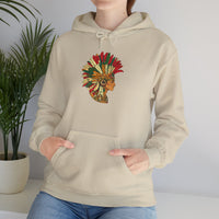 Aztec Warrior Head Illustration Unisex Hoodie