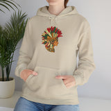 Aztec Warrior Head Illustration Unisex Hoodie