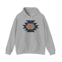 Minimal Southwest Tribal Rug Pattern Illustration Unisex Hoodie