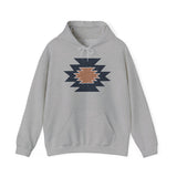 Minimal Southwest Tribal Rug Pattern Illustration Unisex Hoodie