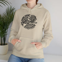 Celestial Mayan Bird Symbol Unisex Hoodie