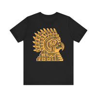 Aztec Eagle Pyramid Emblem Unisex T-Shirt