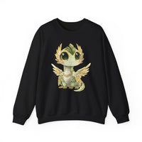 Chibi Quetzalcoatl Feathered Serpent Unisex Sweatshirt