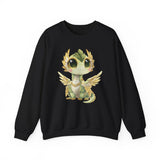 Chibi Quetzalcoatl Feathered Serpent Unisex Sweatshirt