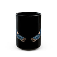 Inca Andean Condor in Flight Black Mug