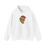 Aztec Warrior Head Illustration Unisex Hoodie