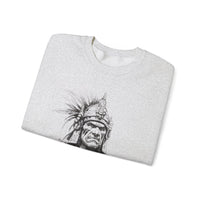 Inca Warrior Line Art Tribal Design Unisex Sweatshirt