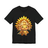 Chibi Inti Inca Sun God Cartoon Style Unisex T-Shirt