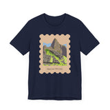 Stamp Machu Picchu Peru Unisex T-Shirt