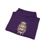 Ah Puch Skull Crown Mayan Glyph Style Unisex Hoodie
