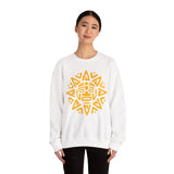 Mesoamerican Sun Face Unisex Sweatshirt