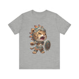 Fierce Chibi Jaguar Warrior Mayan Style Unisex T-Shirt