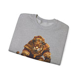 Pixel Art Mayan Jaguar Warrior Unisex Sweatshirt