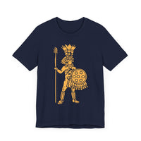 Cultural Aztec Warrior Graphic Illustration Unisex T-Shirt