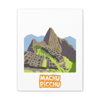 Illustration of Machu Picchu Canvas