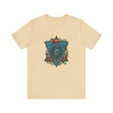 Wild Aztec Turquoise Amulet Illustration Unisex T-Shirt