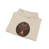 Sacred Fire Tribal Ceremony Glyph Style Unisex Hoodie