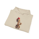 Chibi Inca Empress on Llama Unisex Hoodie