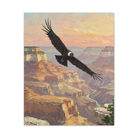 Royal Andean Condor Inca Spirit at Dusk Canvas