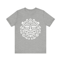 Andean Dual God Symmetry Tribal Glyph Style Unisex T-Shirt
