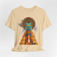 Celestial Aztec Ritual Illustration Unisex T-Shirt