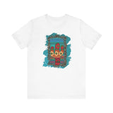 Glitter Serape Cactus on Leopard Burst Illustration Unisex T-Shirt