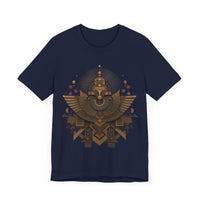 Viracocha Sacred Glyph Abstract Crown Symbol Unisex T-Shirt