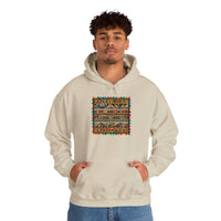 Pre-Columbian Tribal Stripe Pattern Unisex Hoodie