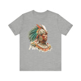 Maya Elder Warrior Watercolor Portrait Unisex T-Shirt
