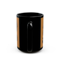 Dragon Aztec Illustration Black Mug