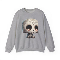 Adorable Tribal Aztec Skull Glow Unisex Sweatshirt