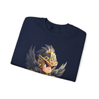 Chibi Falcon Warrior Inca Armor Unisex Sweatshirt