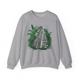 Ancient Mayan Jungle Temple Steps Unisex Sweatshirt