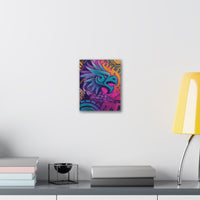 Urban Aztec Quetzalcoatl Spray-Paint Canvas