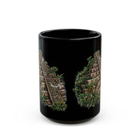 Mayan Jungle Pyramid Ruins Graphic Black Mug