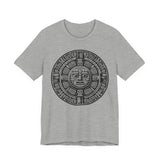 Sacred Aztec Calendar Face Unisex T-Shirt