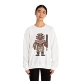 8-Bit Aztec Warrior Pixel Art Style Unisex Sweatshirt