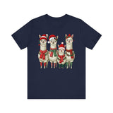 Inca Christmas Llama Family from the Andes Unisex T-Shirt