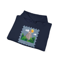 Stamp Tikal Guatemala Unisex Hoodie