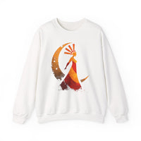 Mama Killa Inca Moon Goddess Glyph Style Unisex Sweatshirt