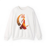 Mama Killa Inca Moon Goddess Glyph Style Unisex Sweatshirt