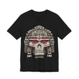 Ancient Pixel Skull Totem Unisex T-Shirt