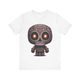 Tribal Glow Chibi Aztec Skull Unisex T-Shirt