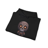 Tribal Glow Chibi Aztec Skull Unisex Hoodie